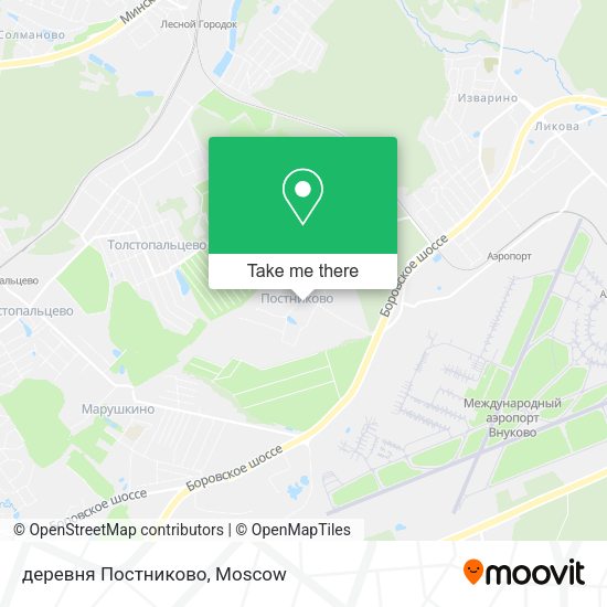 деревня Постниково map