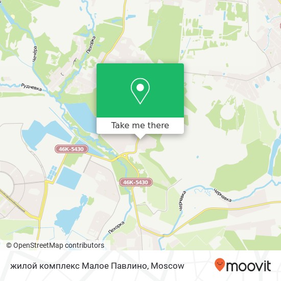 жилой комплекс Малое Павлино map