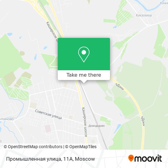 Промышленная улица, 11А map