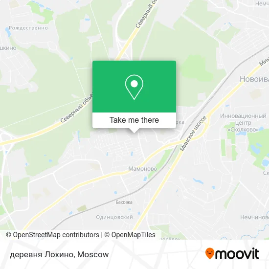 деревня Лохино map