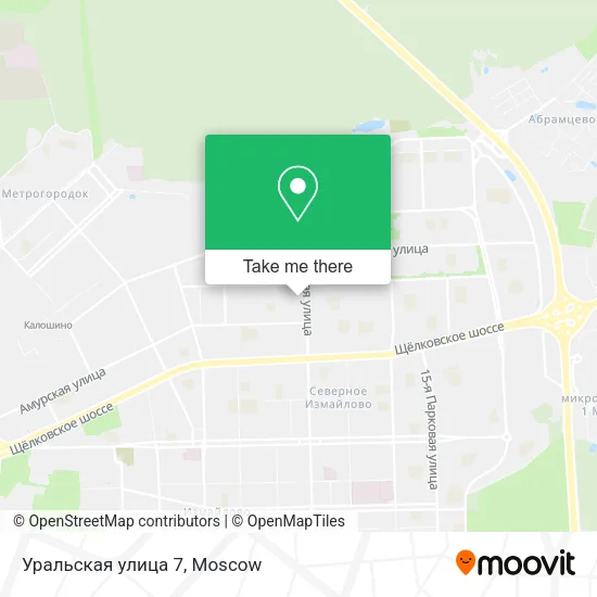 Уральская улица 7 map