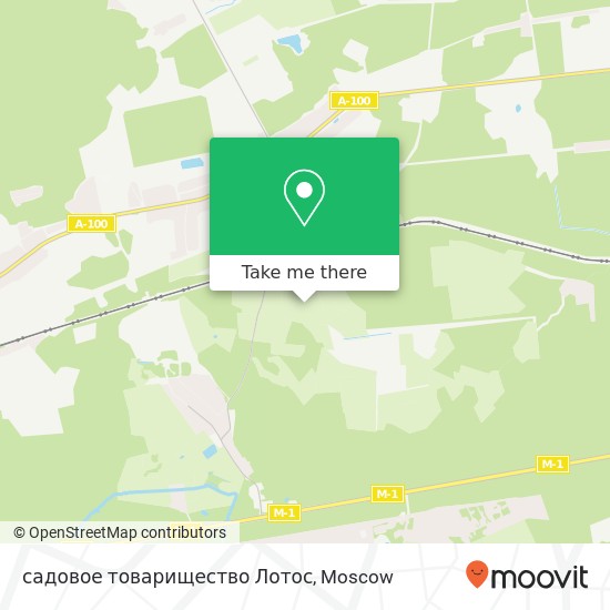 садовое товарищество Лотос map