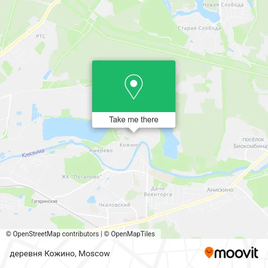 деревня Кожино map
