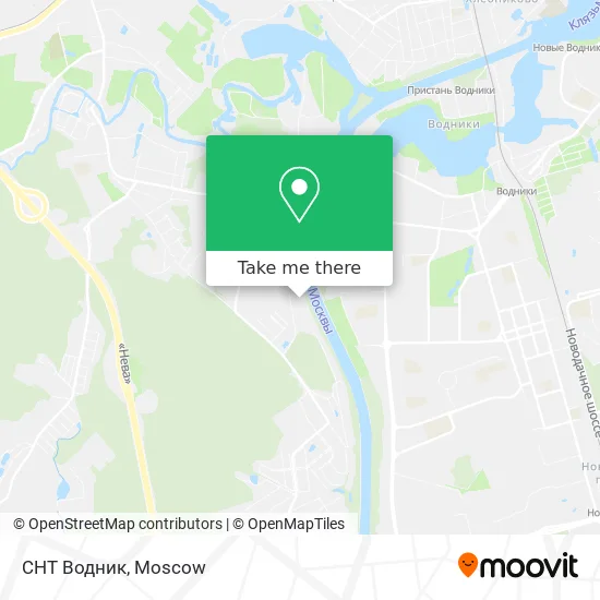 СНТ Водник map