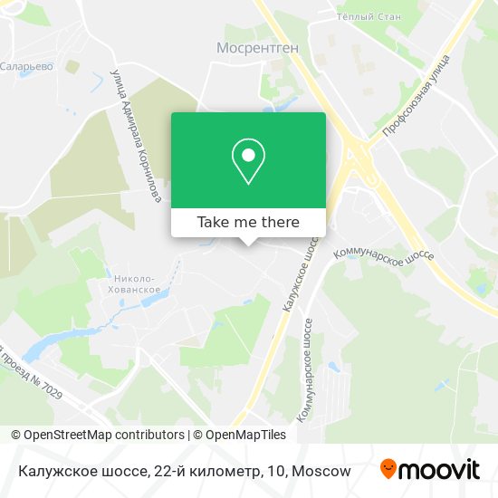 Калужское шоссе, 22-й километр, 10 map
