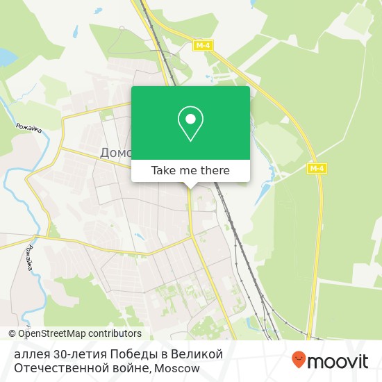 аллея 30-летия Победы в Великой Отечественной войне map