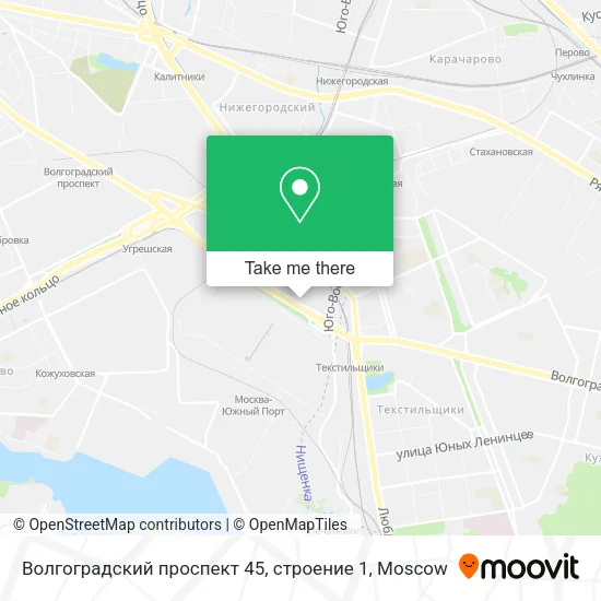 Волгоградский проспект 45, строение 1 map