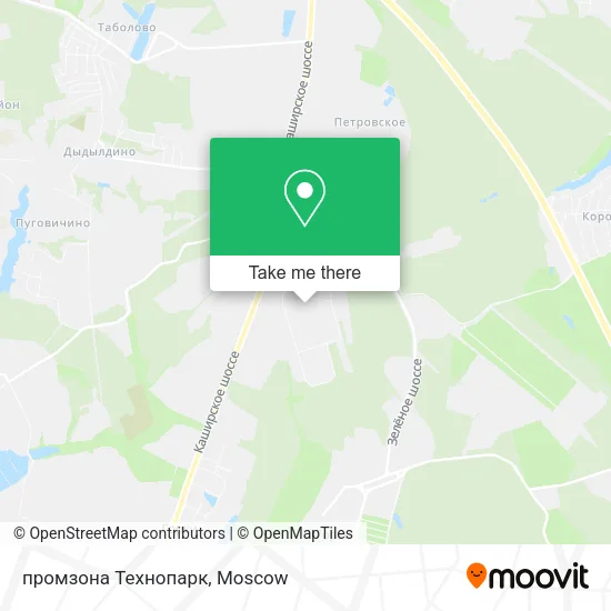 промзона Технопарк map