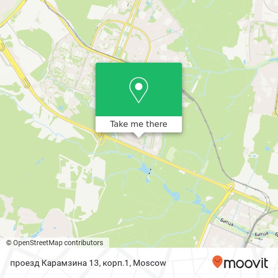 проезд Карамзина 13, корп.1 map