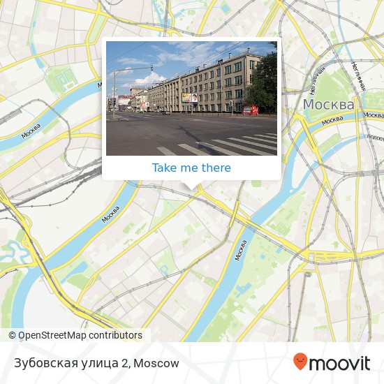 Зубовская улица 2 map