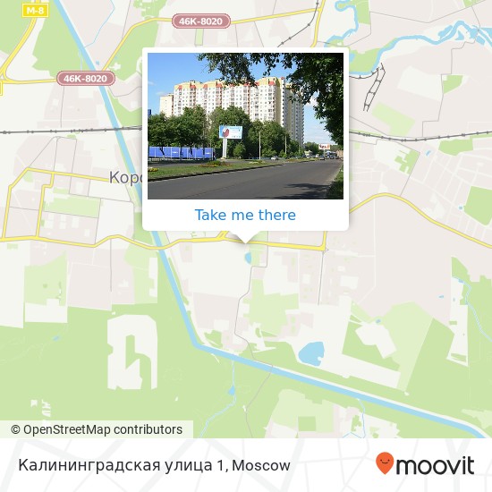 Калининградская улица 1 map