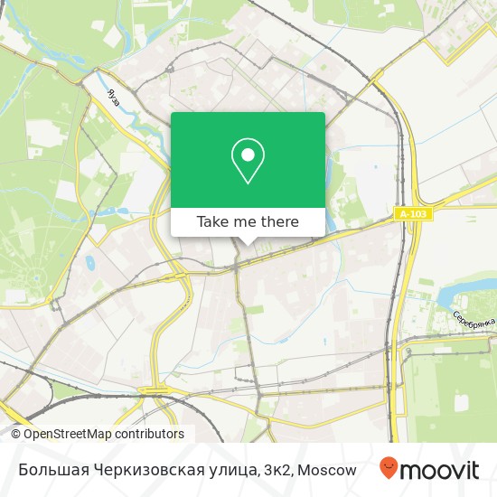 Большая Черкизовская улица, 3к2 map