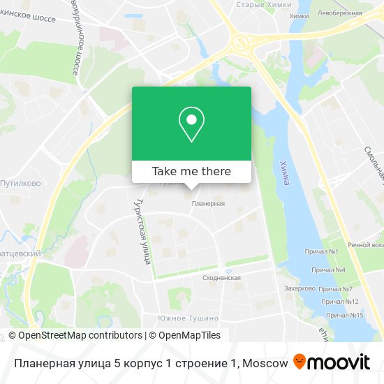 Планерная улица 5 корпус 1 строение 1 map