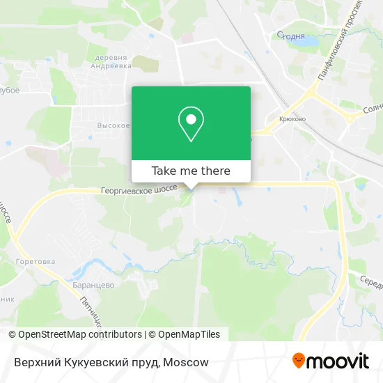 Верхний Кукуевский пруд map