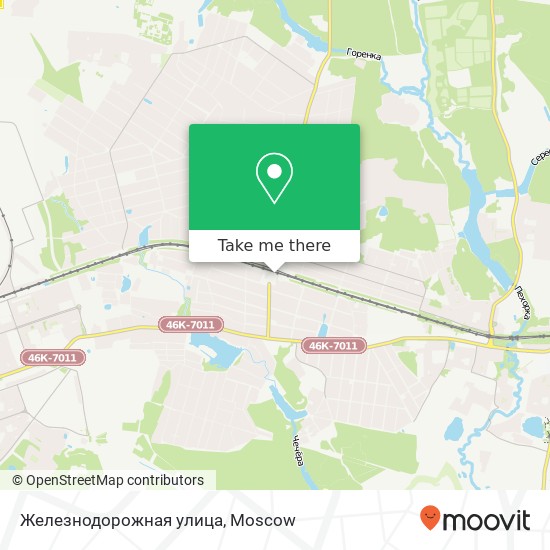 Железнодорожная улица map