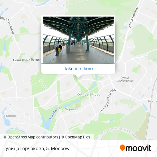 улица Горчакова, 5 map