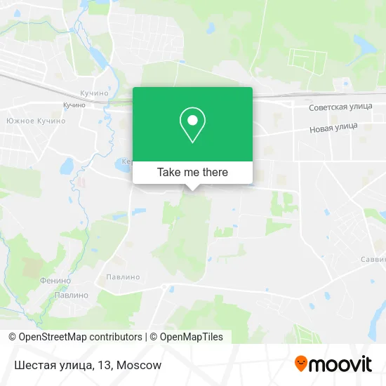 Шестая улица, 13 map