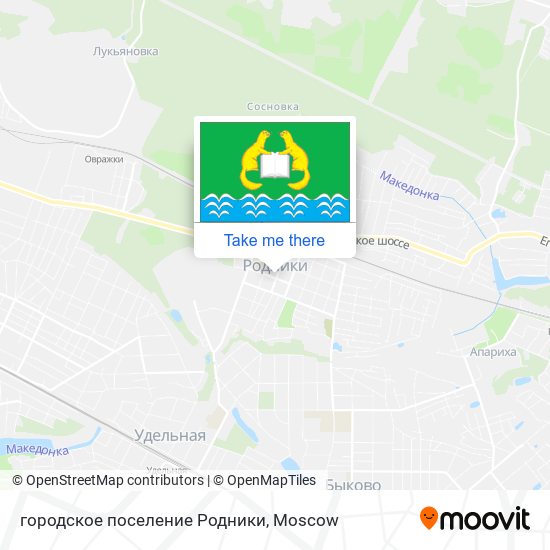 городское поселение Родники map