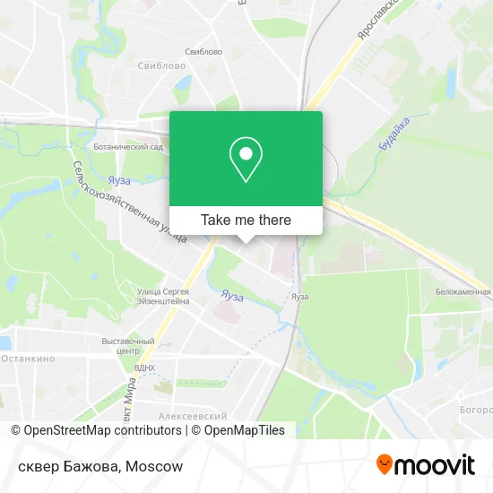 сквер Бажова map