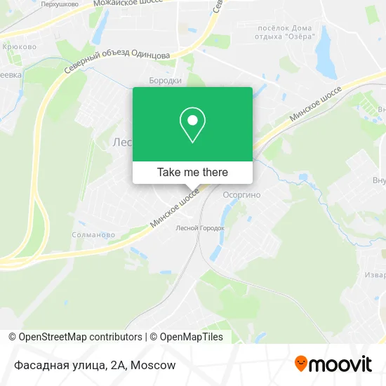 Фасадная улица, 2А map