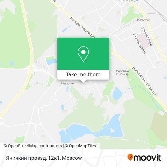 Яничкин проезд, 12к1 map