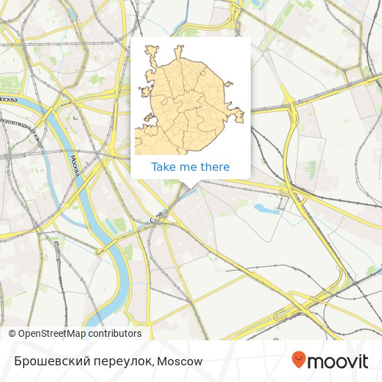 Брошевский переулок map