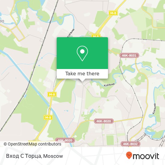 Вход С Торца map