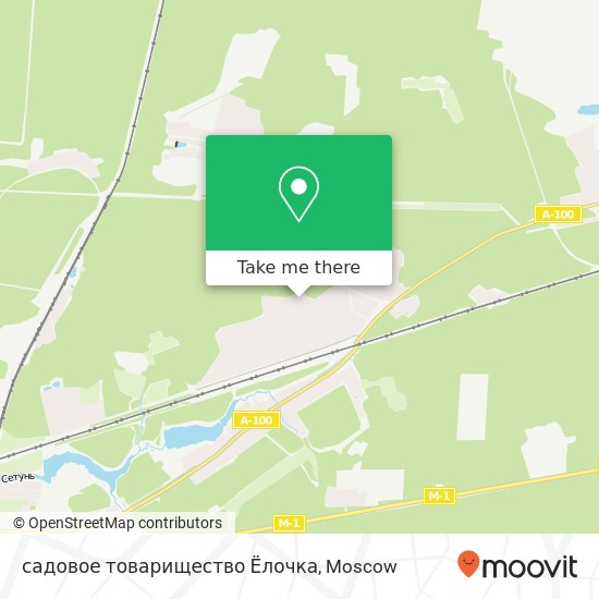 садовое товарищество Ёлочка map