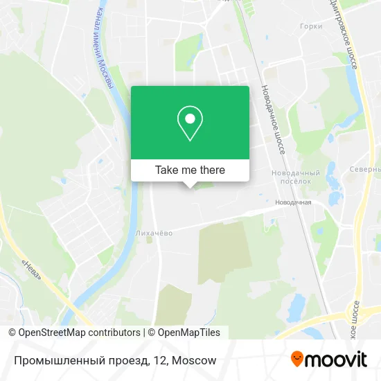 Промышленный проезд, 12 map