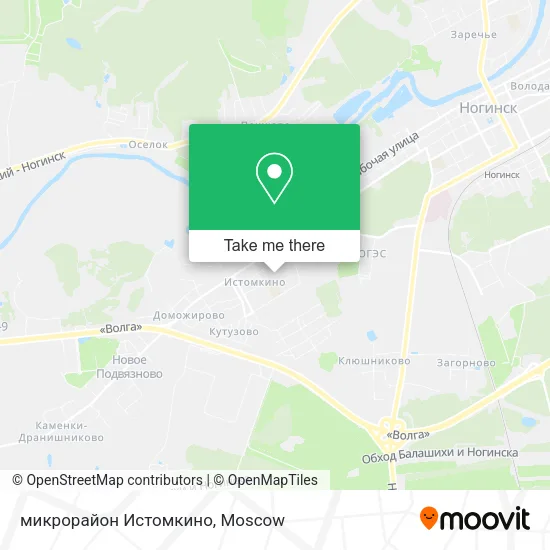 микрорайон Истомкино map