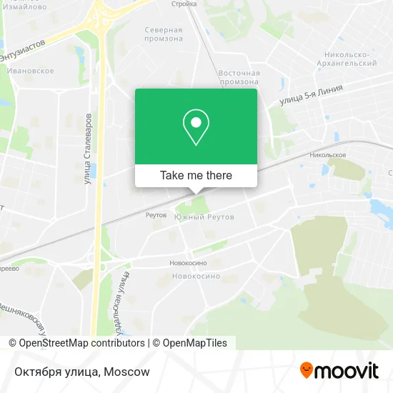 Октября улица map