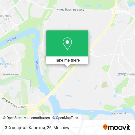 3-й квартал Капотня, 26 map