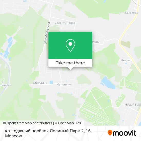 коттеджный посёлок Лосиный Парк-2, 16 map