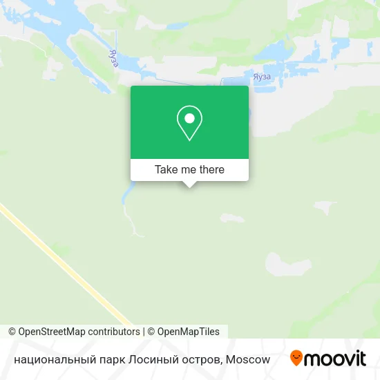 национальный парк Лосиный остров map