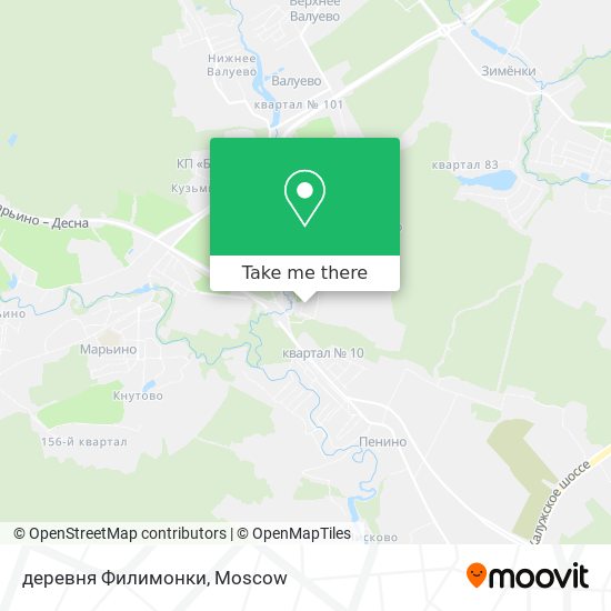 деревня Филимонки map