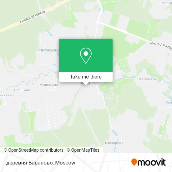 деревня Бараново map