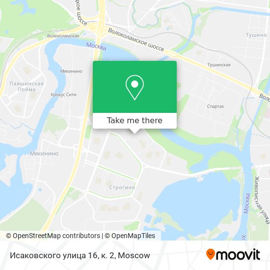 Исаковского улица 16, к. 2 map