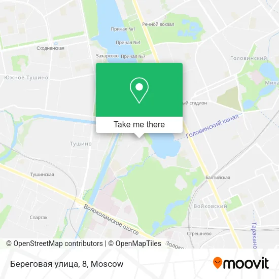 Береговая улица, 8 map