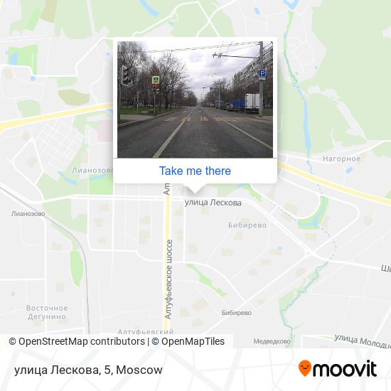 улица Лескова, 5 map