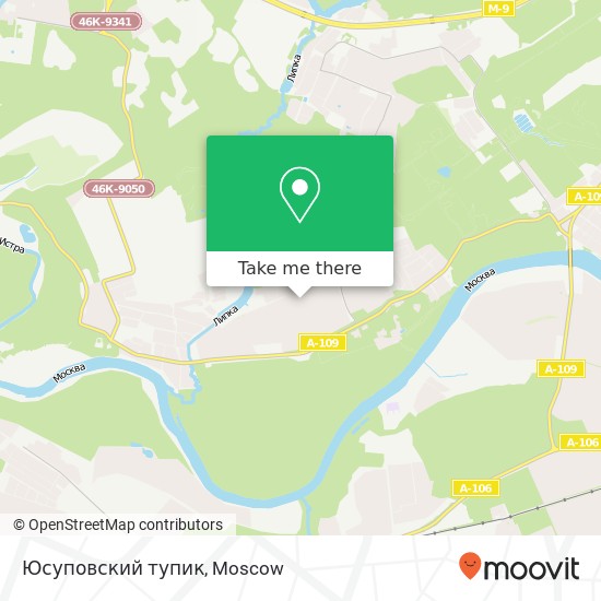 Юсуповский тупик map