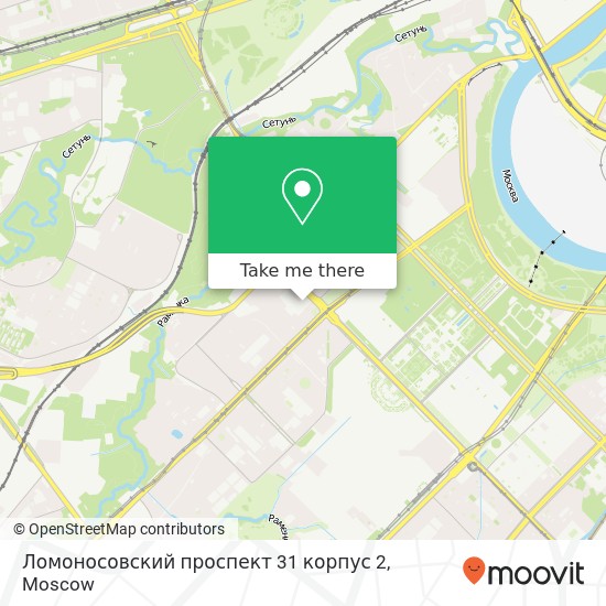 Ломоносовский проспект 31 корпус 2 map