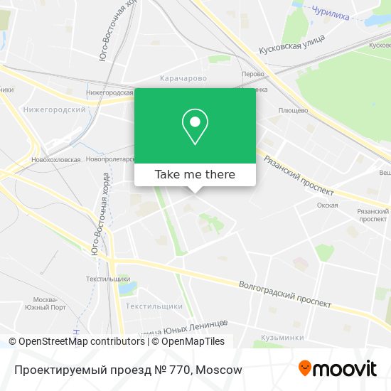 Проектируемый проезд № 770 map