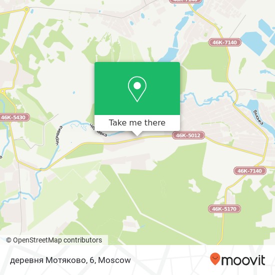 деревня Мотяково, 6 map