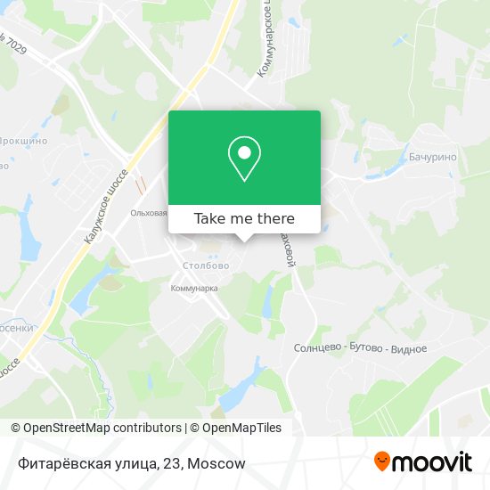 Фитарёвская улица, 23 map