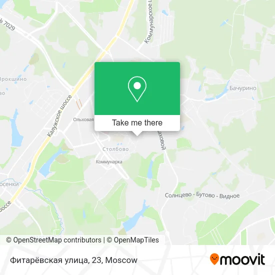 Фитарёвская улица, 23 map