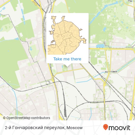 2-й Гончаровский переулок map