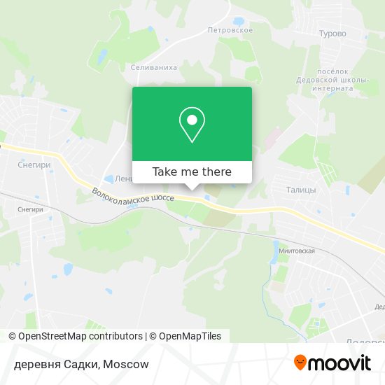 деревня Садки map