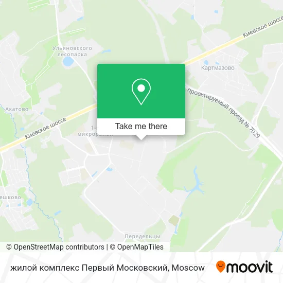 жилой комплекс Первый Московский map