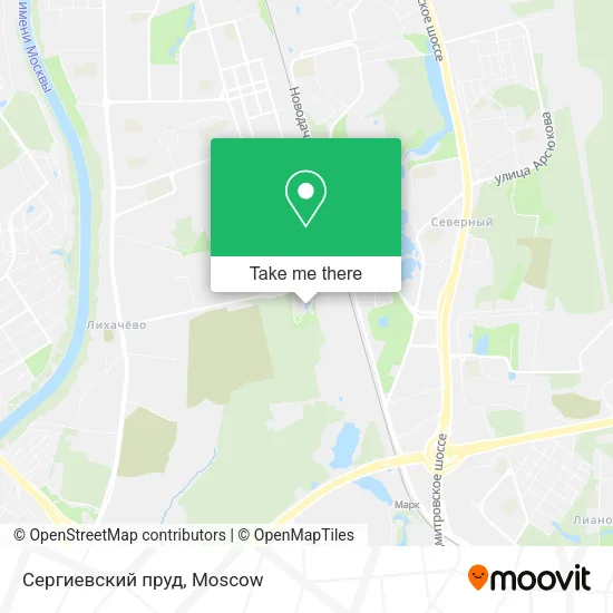 Сергиевский пруд map