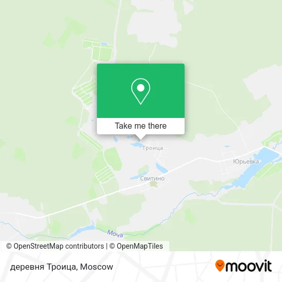 деревня Троица map